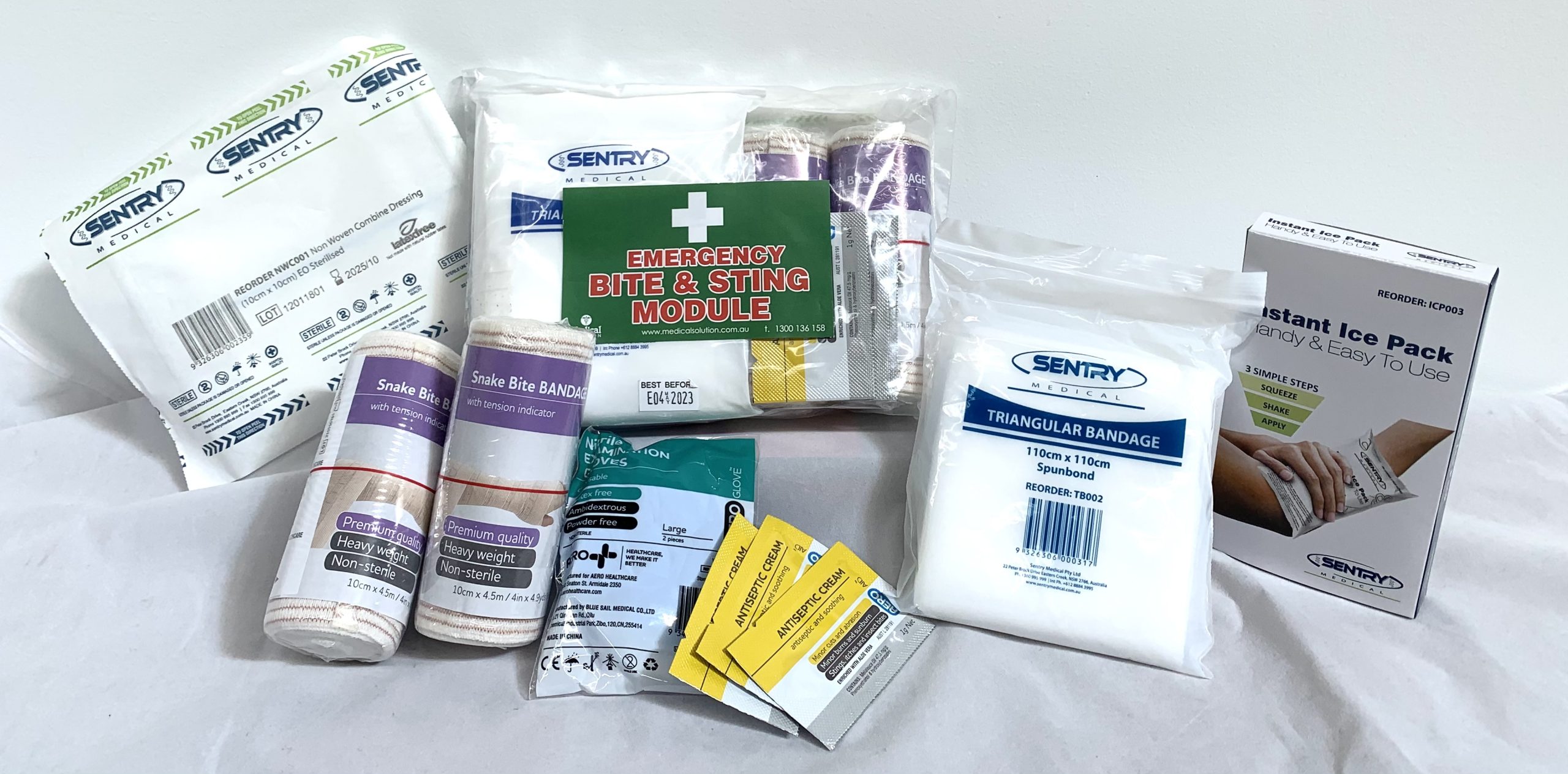 Snake Bite& Spider Bite Module 2 snakebite first aid and sting first aid kit shipped worldwide