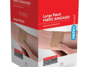 ADHESIVE FABRIC DRESSINGS LARGE PATCH - PKT 25
