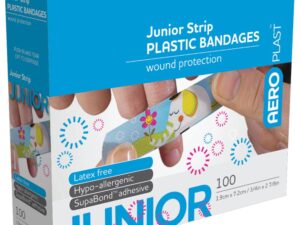 Junior Plastic Dressing Strips- 100