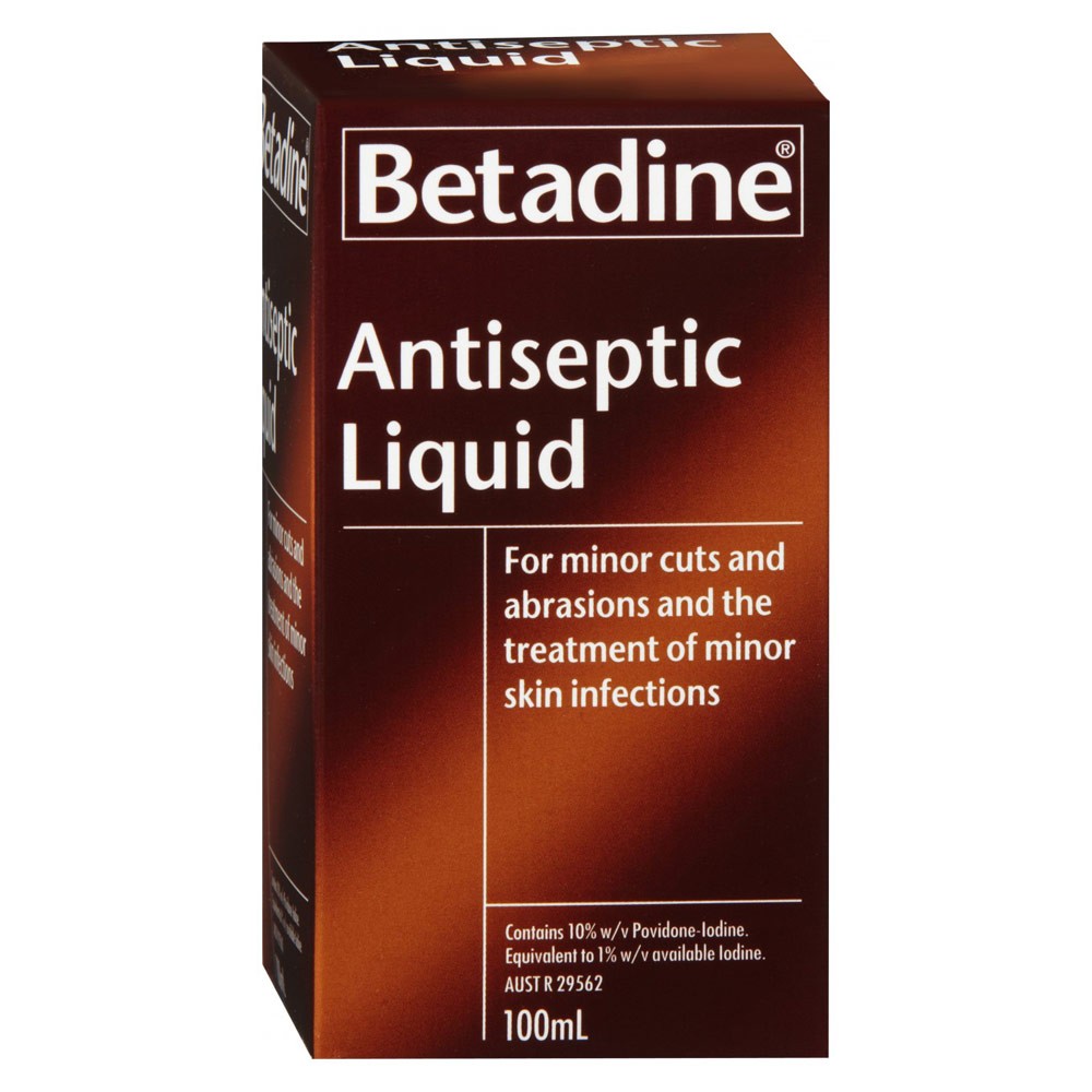 BETADINE LIQUID 100ML 1 BETADINE LIQUID 100ML