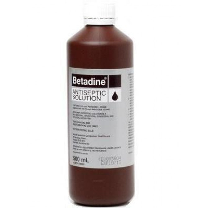 BETADINE LIQUID 500ML 1 BETADINE LIQUID 500ML