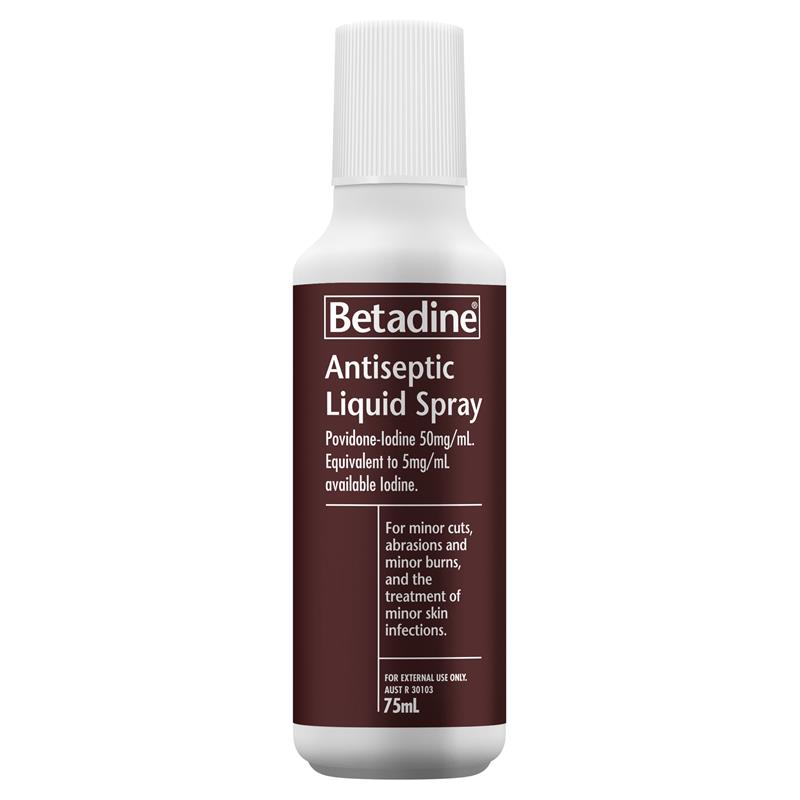 BETADINE SPRAY 75ML 1 BETADINE SPRAY 75ML