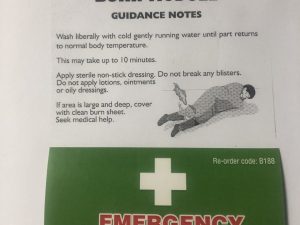 BURN MODULE STICKER GUIDANCE NOTES