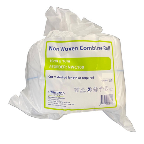 COMBINE ROLL 10CMx10M NON STERILE ABSORBENT 1 COMBINE ROLL 10CMx10M NON STERILE ABSORBENT