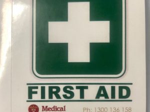 FIRST AID STICKER SMALL 5X5CM