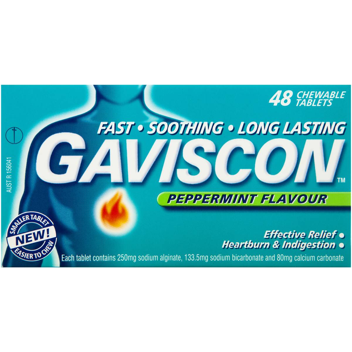 GAVISCON PEPPERMINT TABS 48'S 1 Buy Gaviscon online Australia