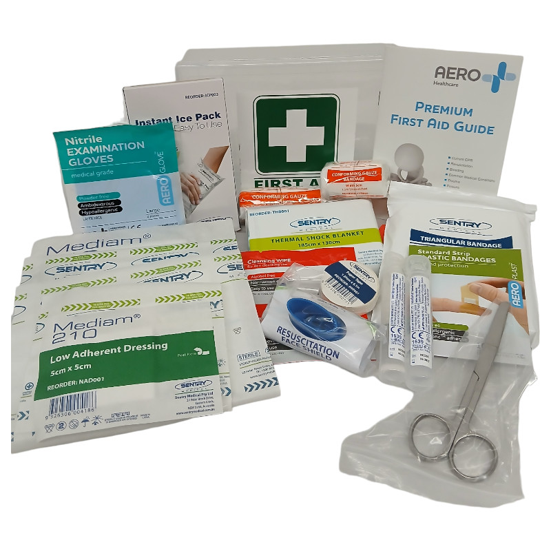 SMALL CLEAR CASE & CONTENTS 1 Buy Basic first aid kit online from Medical Solution
