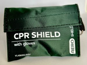 CPR resuscitation mask on key ring