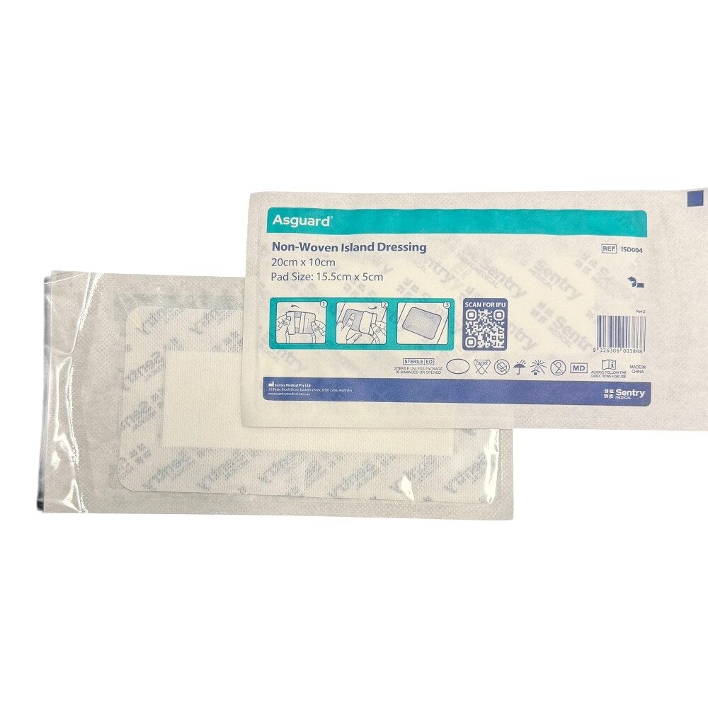 ISLAND DRESSING 20x10cm BOX 20 2 Buy Island dressings for first aid wound management_medical Solution