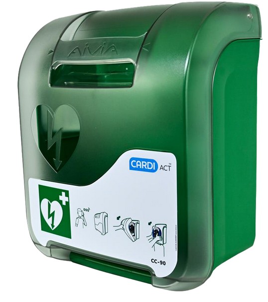 DEFIBRILLATOR CABINET WITH ALARM- For Outdoors 1 Buy outdoor AED cabinet