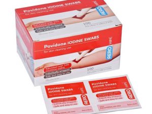 POVIDONE IODINE SWAB BOX