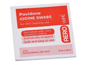 POVIDONE IODINE SWAB EACH