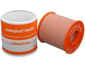 TAPE LEUKOPLAST ELASTIC 5CM X 2.5M ORANGE