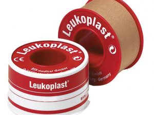 TAPE LEUKOPLAST NON STR. 1.25CM X 5M RED