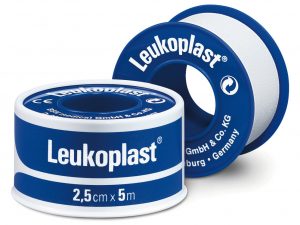 TAPE LEUKOPLAST WPROOF 2.5CM X 5M BLUE