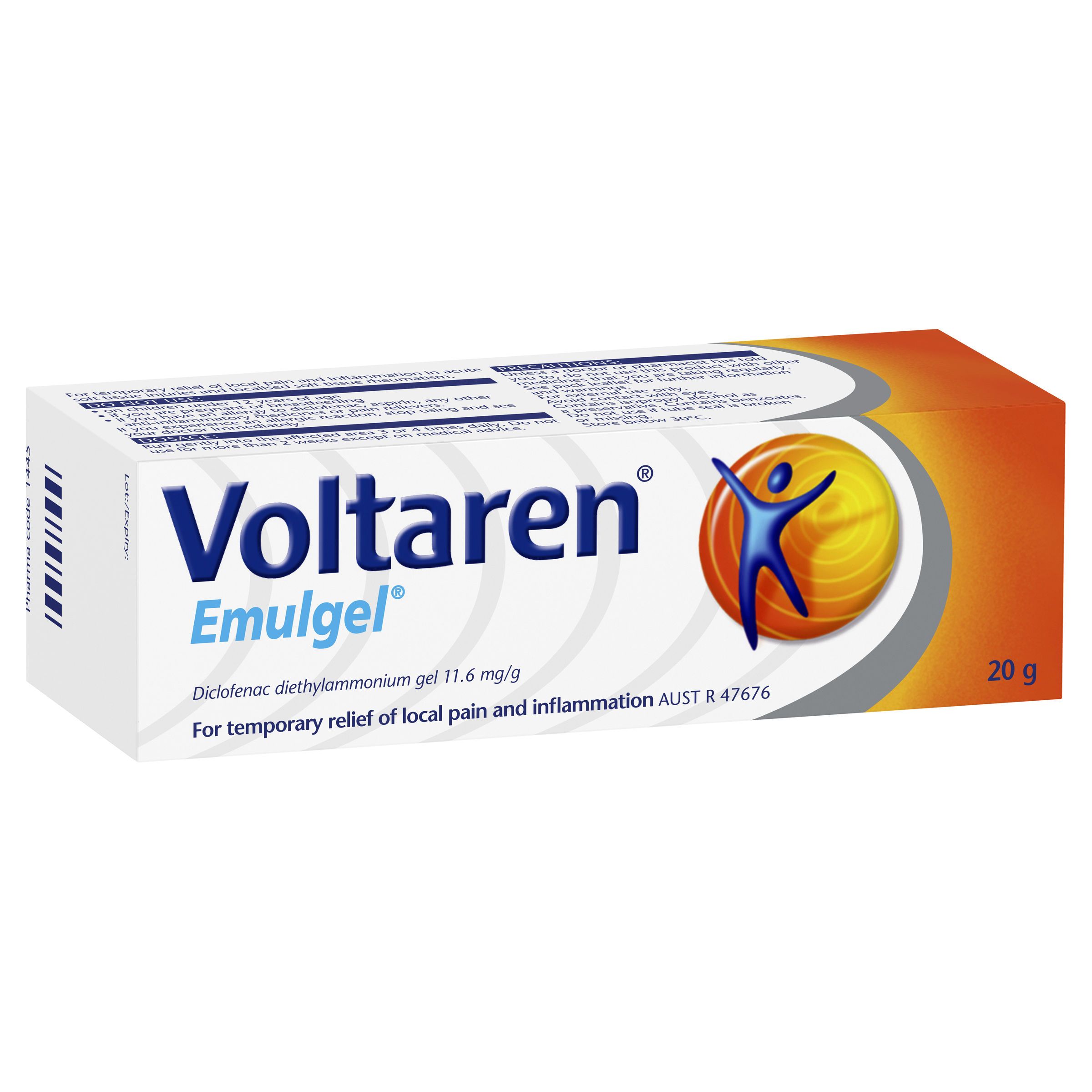 VOLTAREN EMULGEL 20G 1 VOLTAREN EMULGEL 20G
