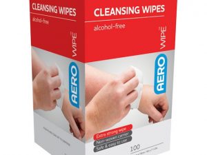 AEROWIPE ANTISEPTIC WIPES - BOX 100