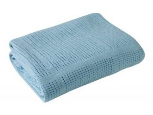 blue cotton hospital blanket
