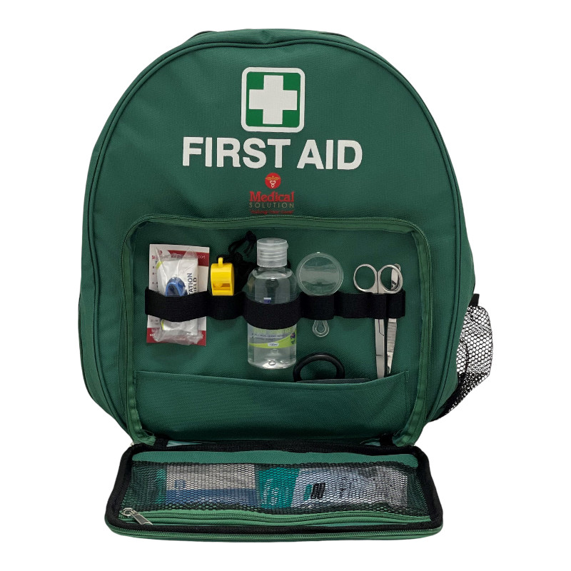 First Aid Kit BACK PACK- RED/GREEN 2 Buy backpack first aid_Medical Solution