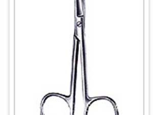 SCISSOR IRIS SUTURE.FINE STRAIGHT 11CM