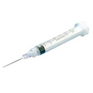 SYRINGE+NEEDLE LEUR SLIP 3ML 25G X 5/8 INCH BOX 100 1 SYRINGE+NEEDLE LEUR SLIP 3ML 25G X 5/8 INCH BOX 100