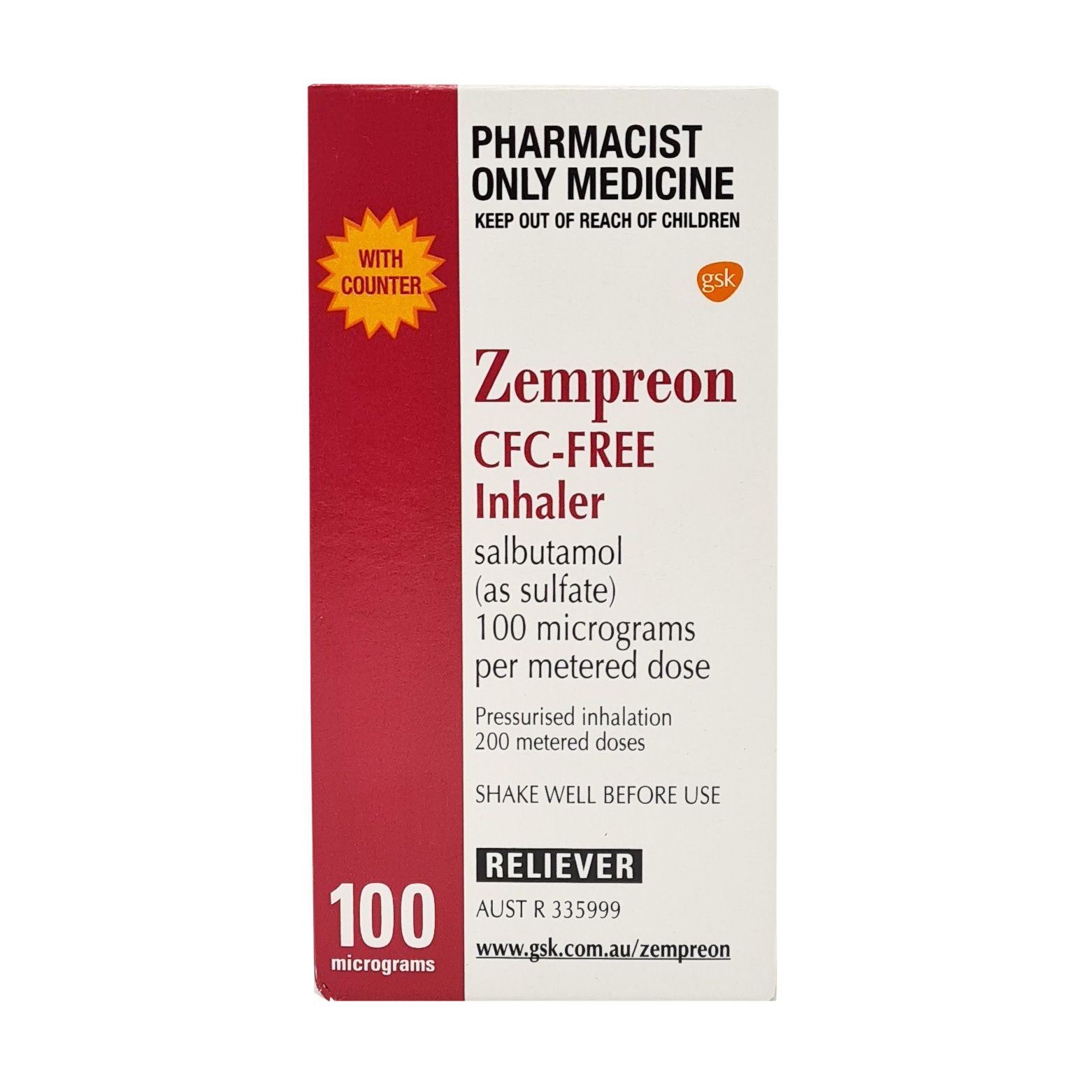 Zempreon CFC-Free Inhaler (with counter) 1 Asthma management Zempreon