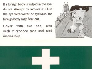 EYE MODULE GUIDANCE NOTES STICKER LABEL