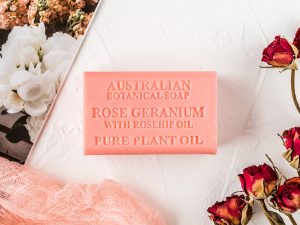 Botanical Australian Soap- Rose Geranium