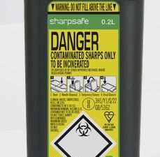 0.2l sharps container