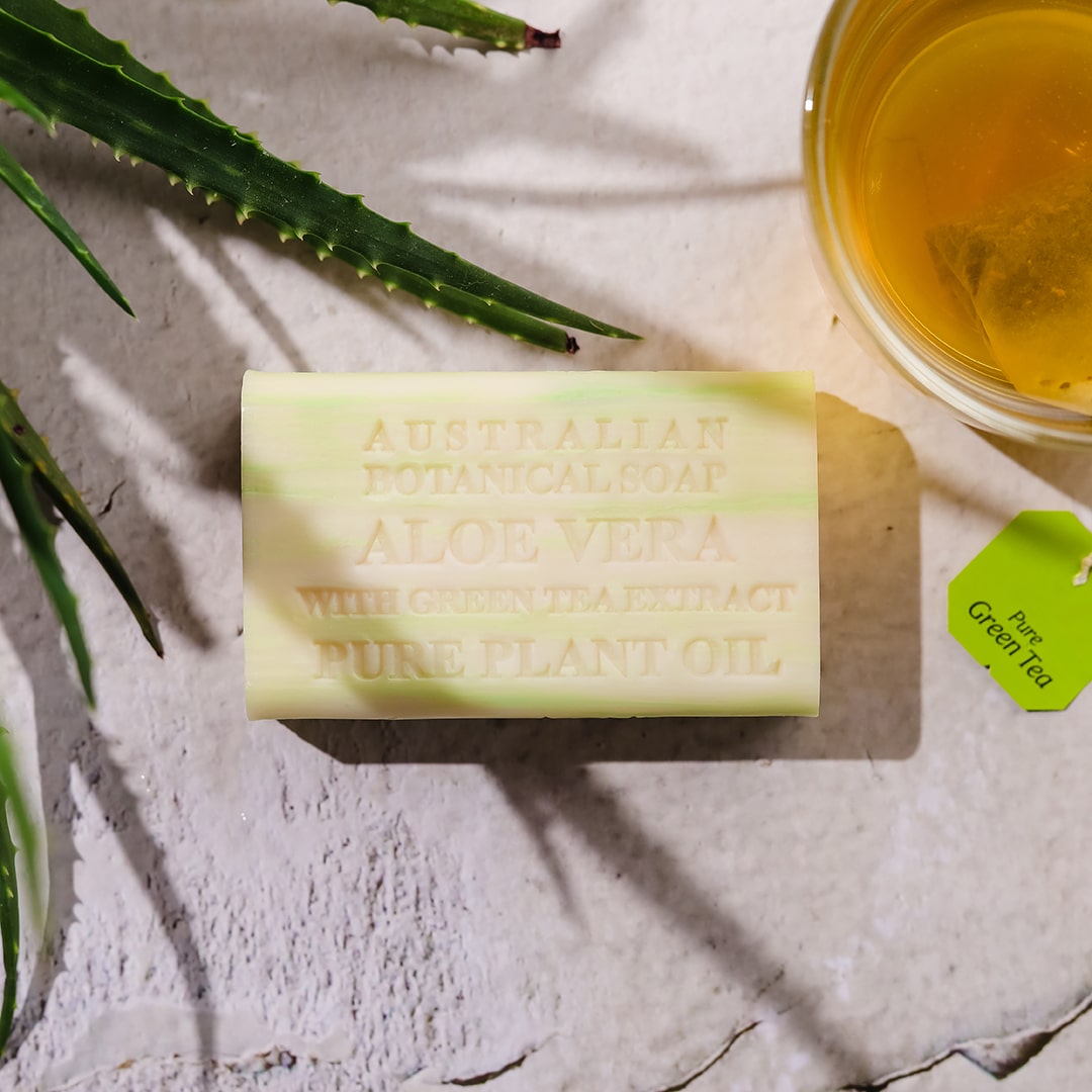Botanical Australian Soap- Aloe Vera with Green Tea extract 1 Australian Botanical Soaps Melbourne