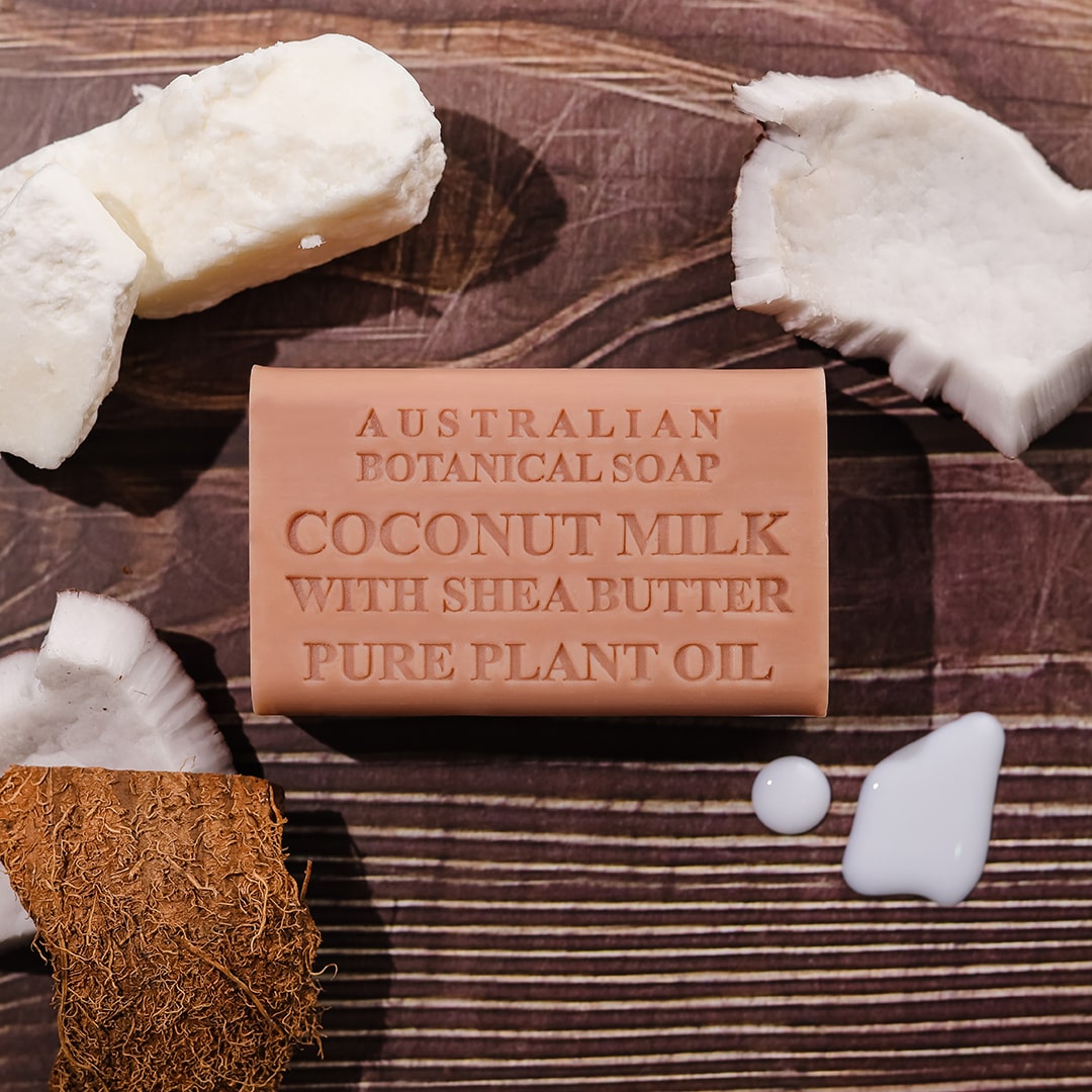 Botanical Australian Soap- Coconut with Shea Butter 1 Buy Australian made Soap