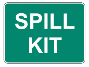 Buy signage for spill kits online from Medical Solution Australia