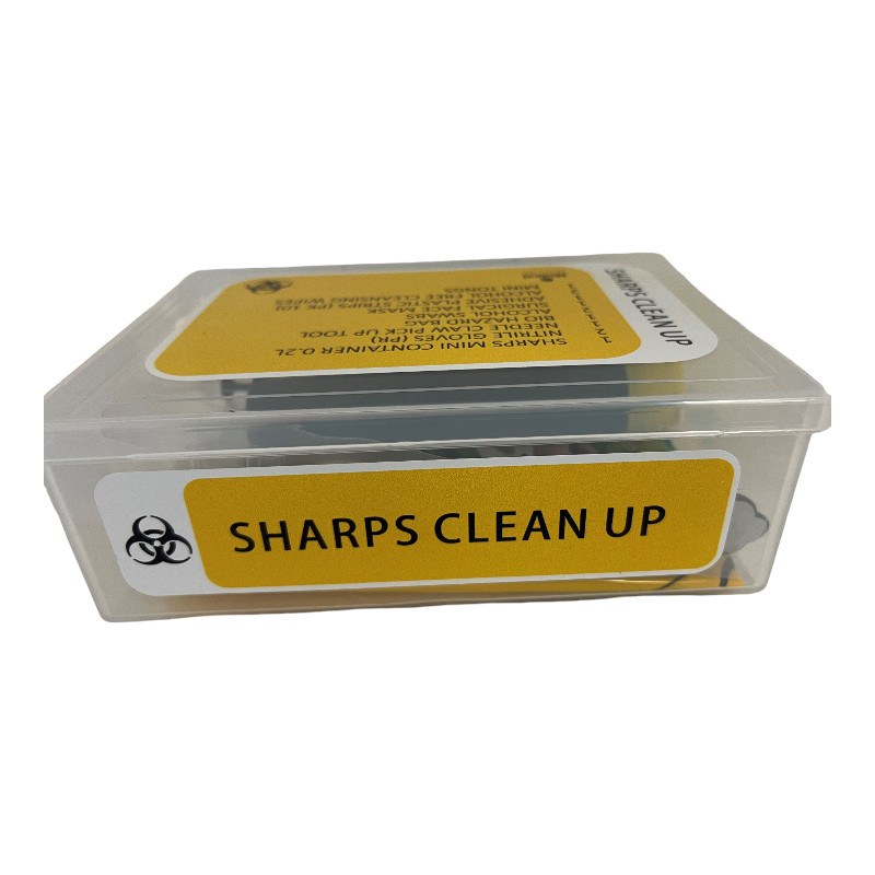 Sharps Clean-Up First Aid Kit Module 2 sharps clean up kit