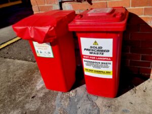 Prescribed waste bin victoria