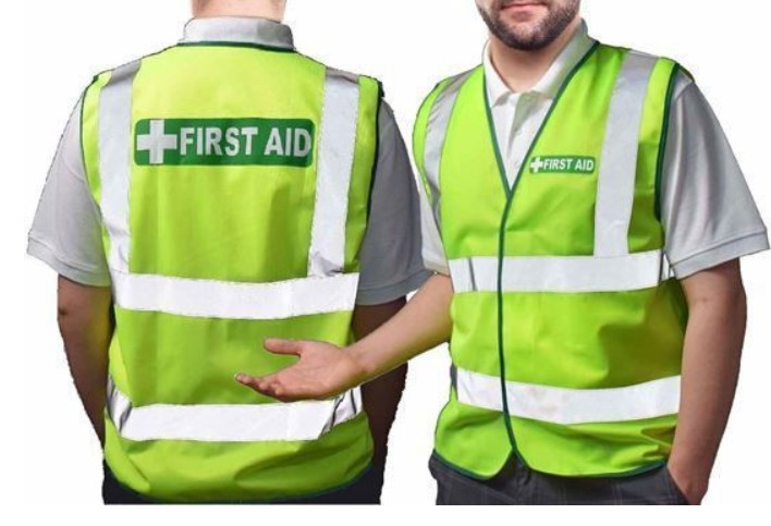FIRST AIDER SAFETY VEST - Day/Night- Regular Fit 1 Buy first aider vest online